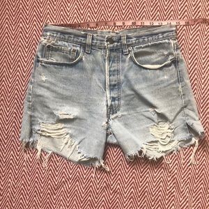 Levi’s Denim Cut Off Shorts